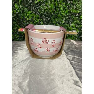 Hello Kitty Ramen Bowl w/ Chopsticks